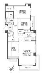 ロイヤルシャトー船橋の物件間取画像